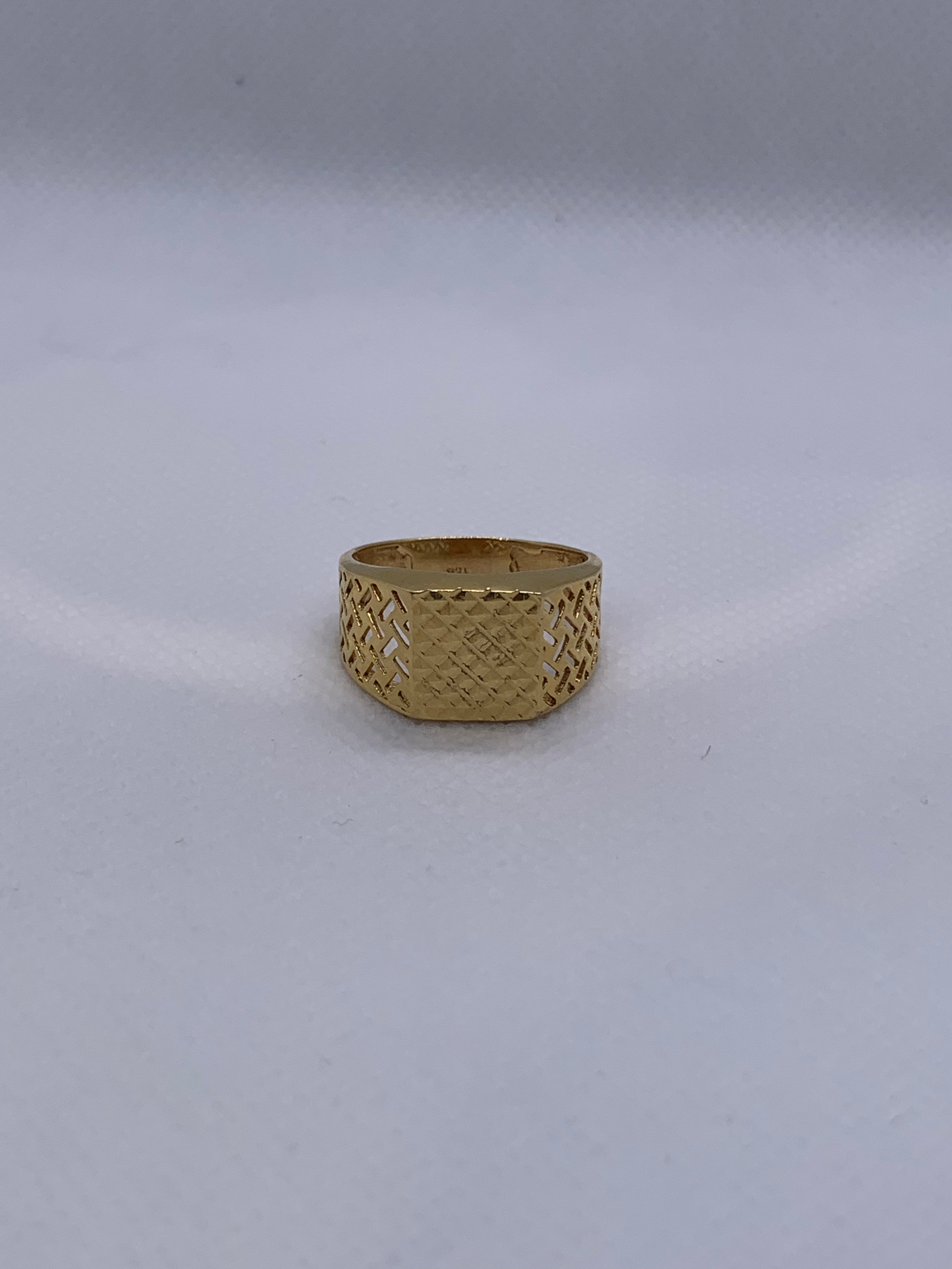 Anillo Malla de Oro