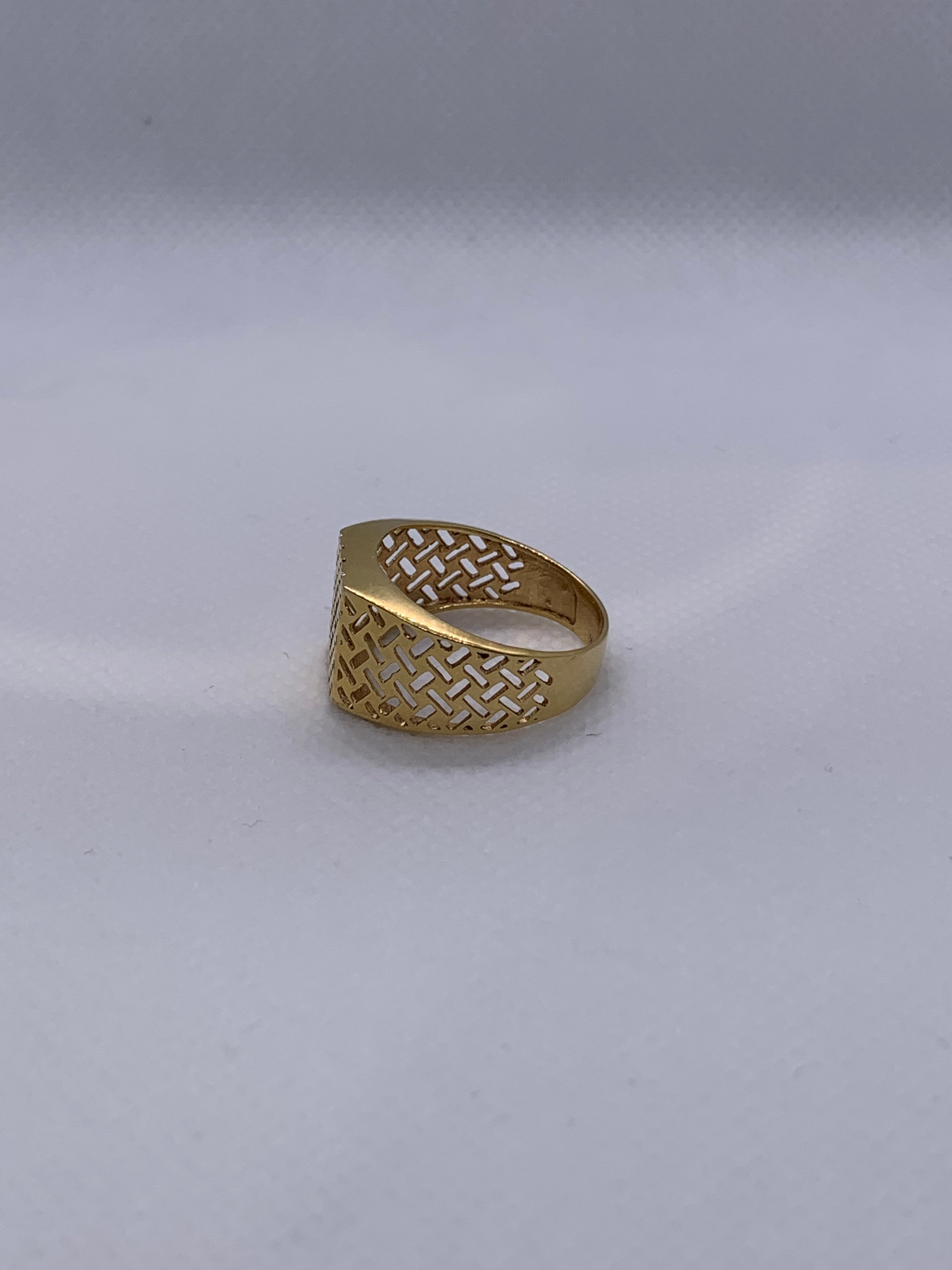 Anillo Malla de Oro