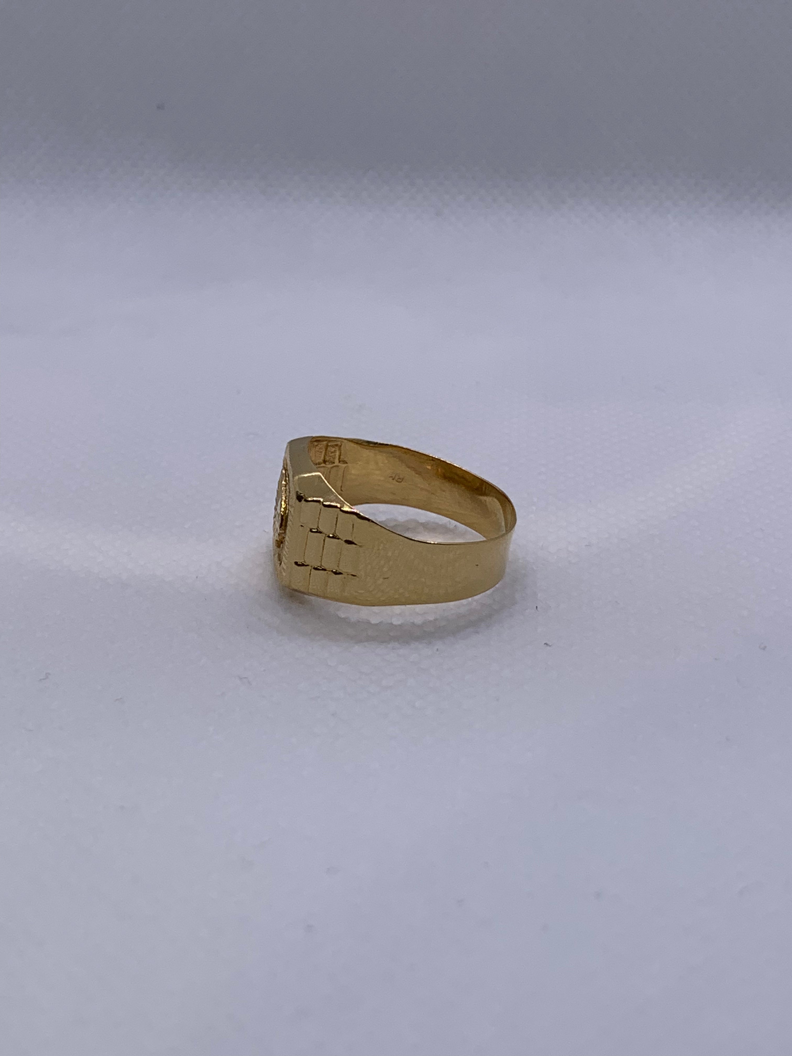 Anillo Raíces de Oro
