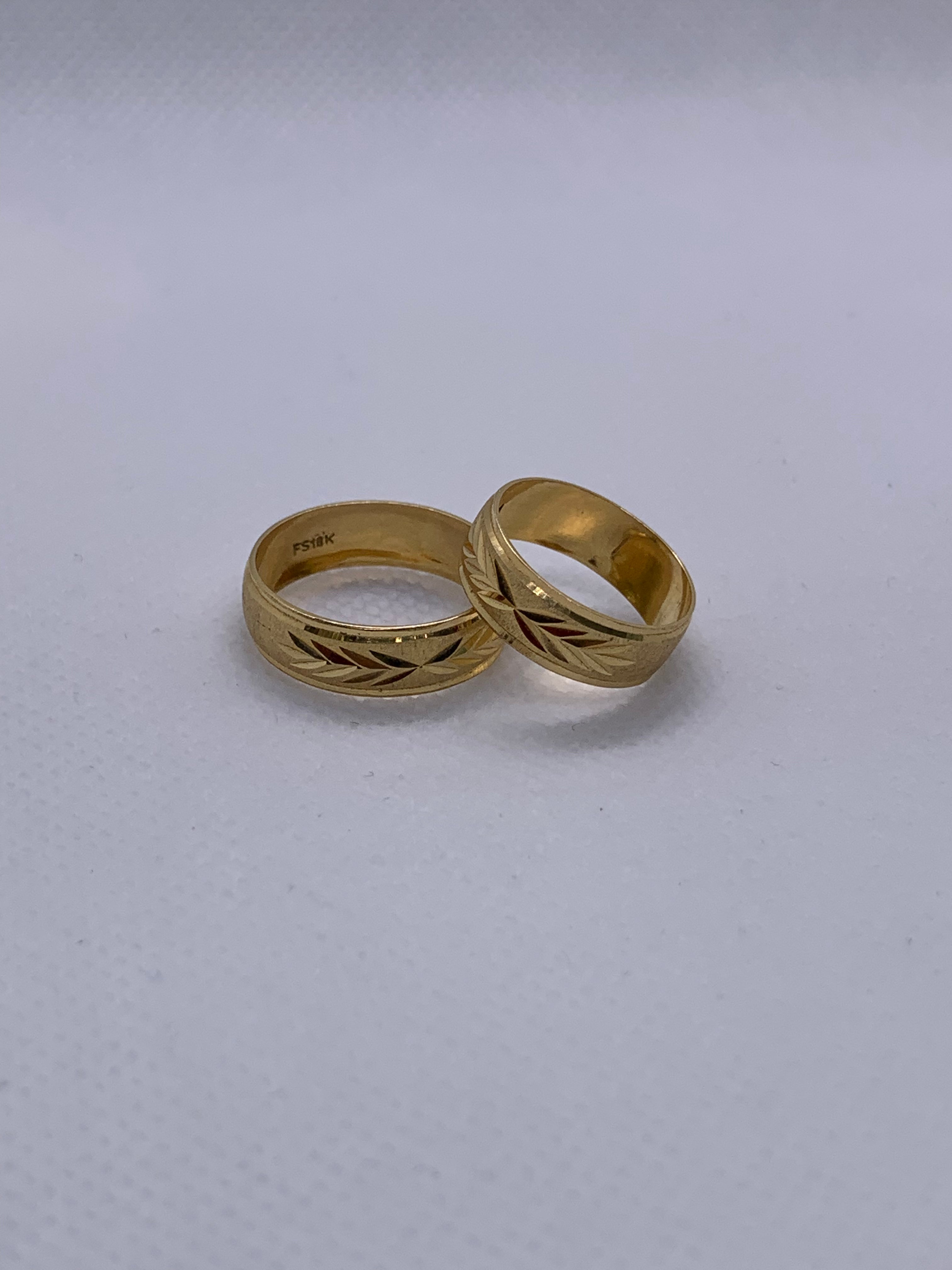 Anillos Compromiso Sinfonía de Oro