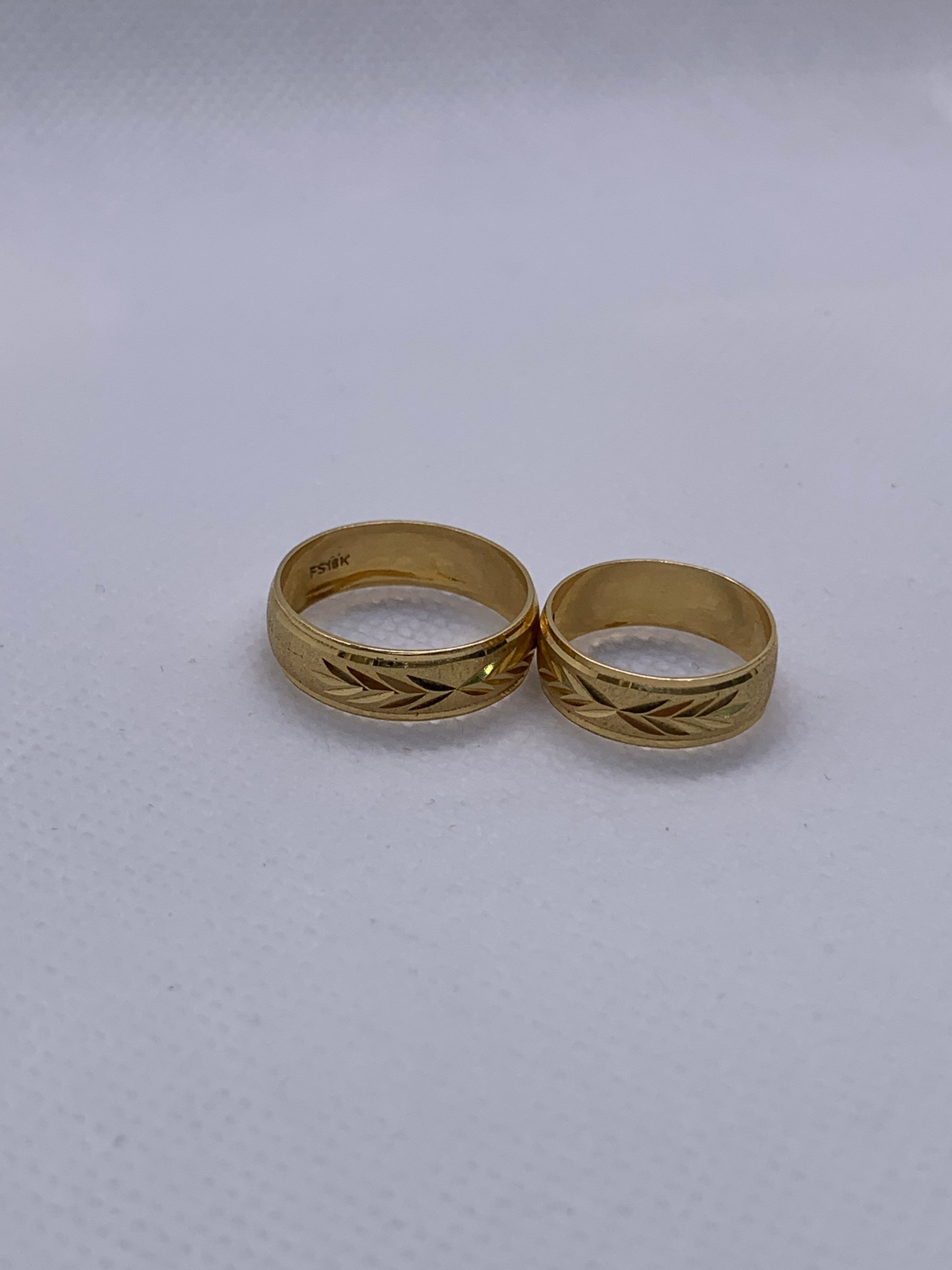 Anillos Compromiso Sinfonía de Oro