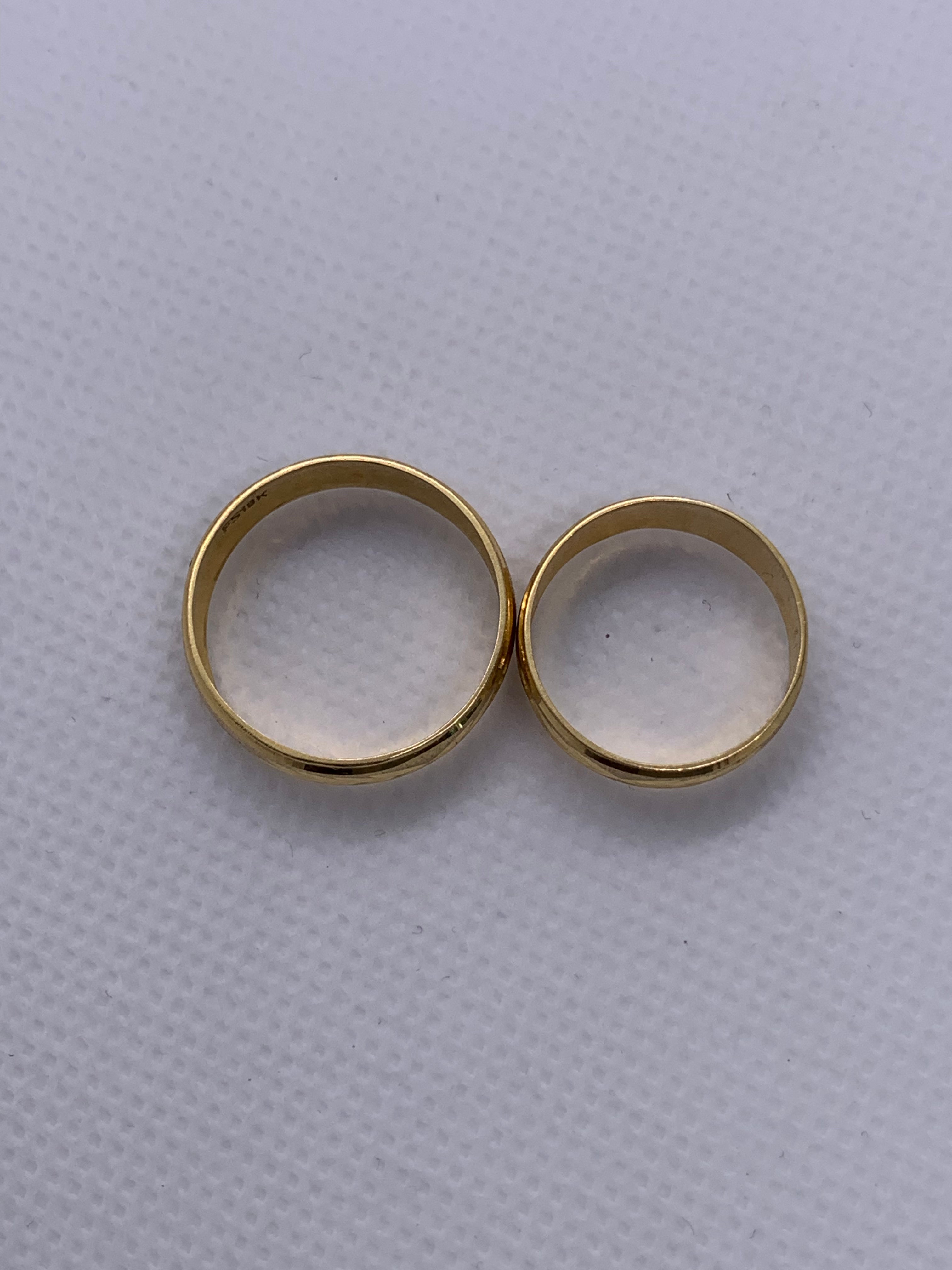 Anillos Compromiso Sinfonía de Oro