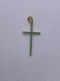 Dije Cruz Emerald